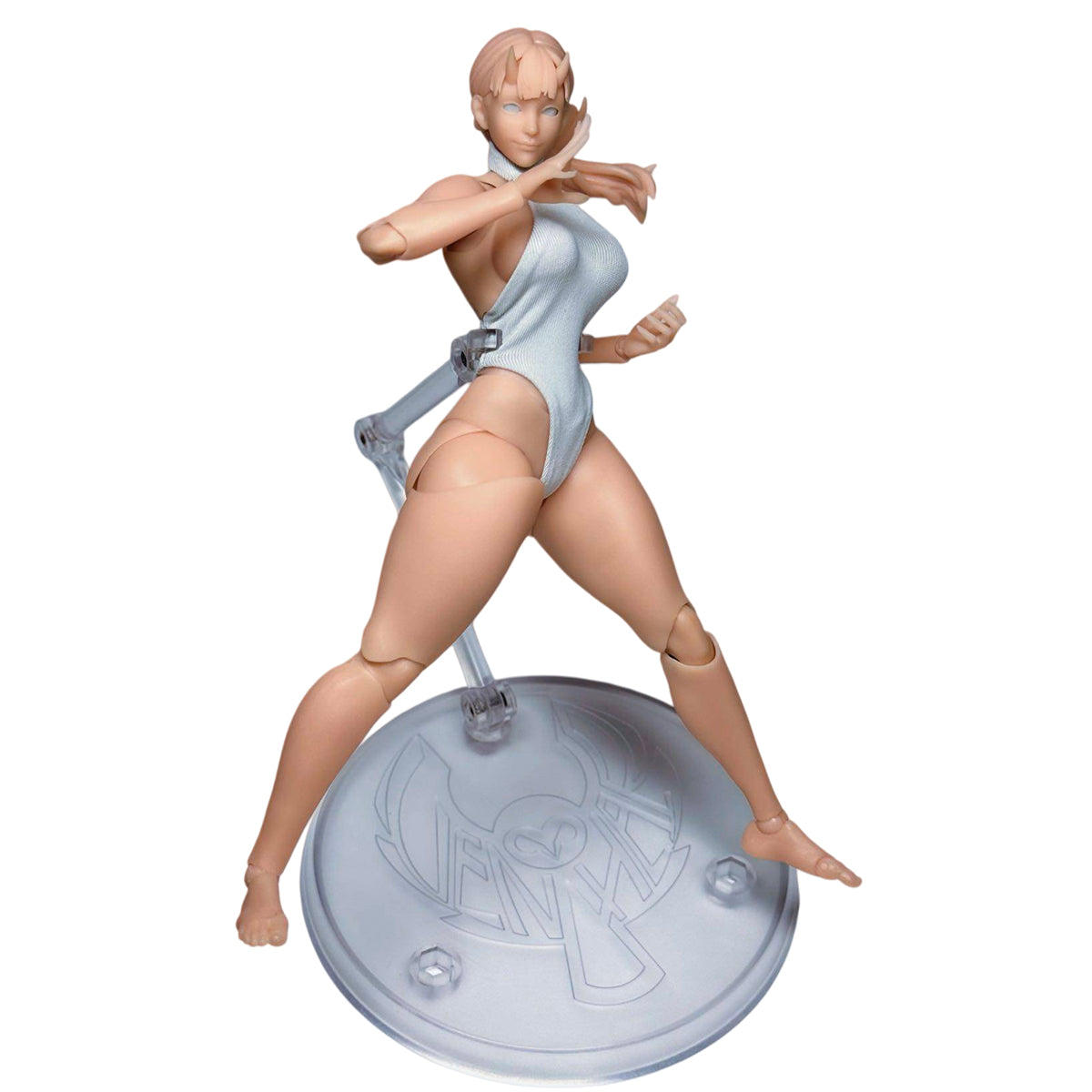 COWL PRODUCTION Ghost Non-makeup Female CP00 Articulated Joints 1/12 Scale Action Figure Body