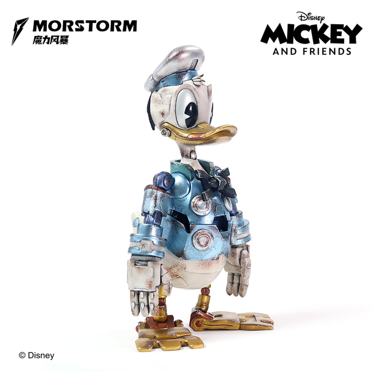 MORSTORM Mechanical Donald Art Figurine