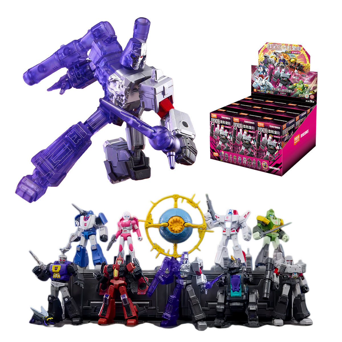 Blokees 71109 Transformers Galaxy Ver. Wave 9 The Darkest Hour Blind Box Figure