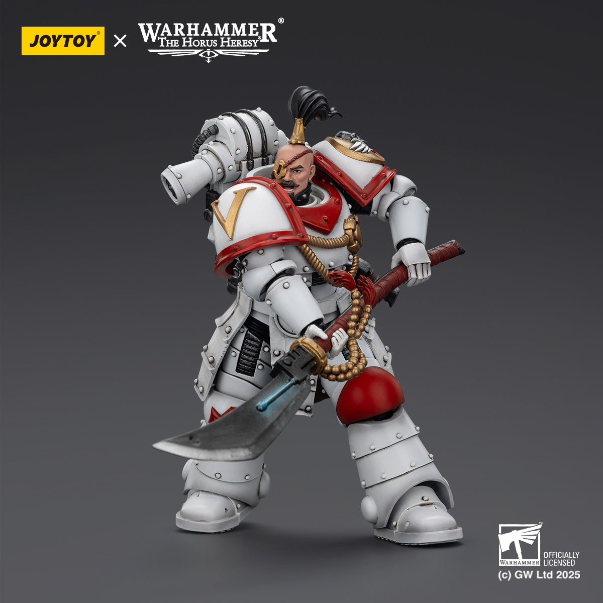 JOYTOY Warhammer White Scars Legion Praetor & White Scars Ebon Keshig Terminator 1/18 Scale Action Figure