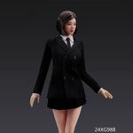 VSTOYS 1/6 Scale Figure Doll Clothes: Girl Group Outfit: Pleated Short Skirt Suit For 12-inch Miniature Collectible 24XG98B
