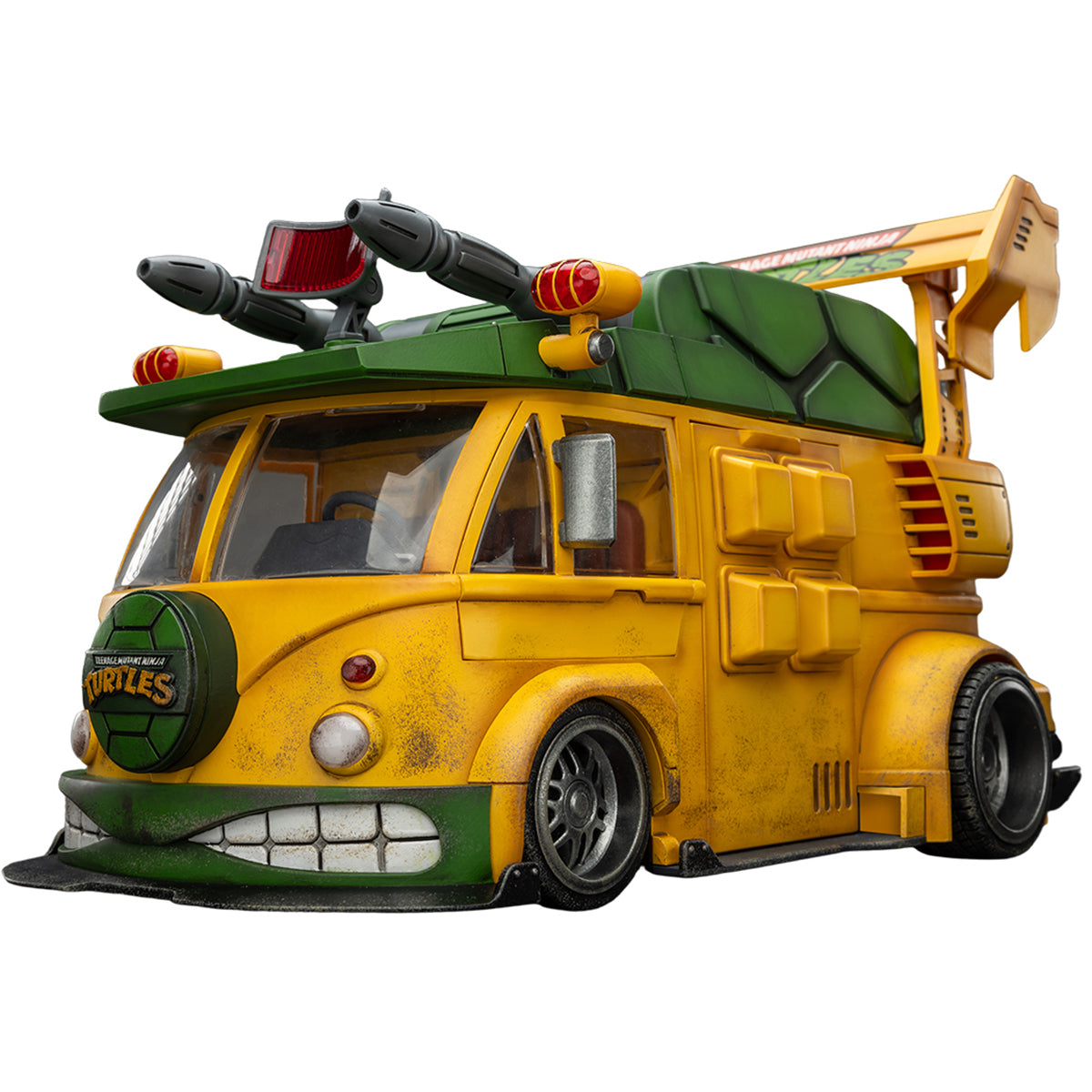 JOYTOY TMNT-Roadkill Rodney & TMNT-Turtle Van 1/18 Scale Fit TMNT Series Action Figure