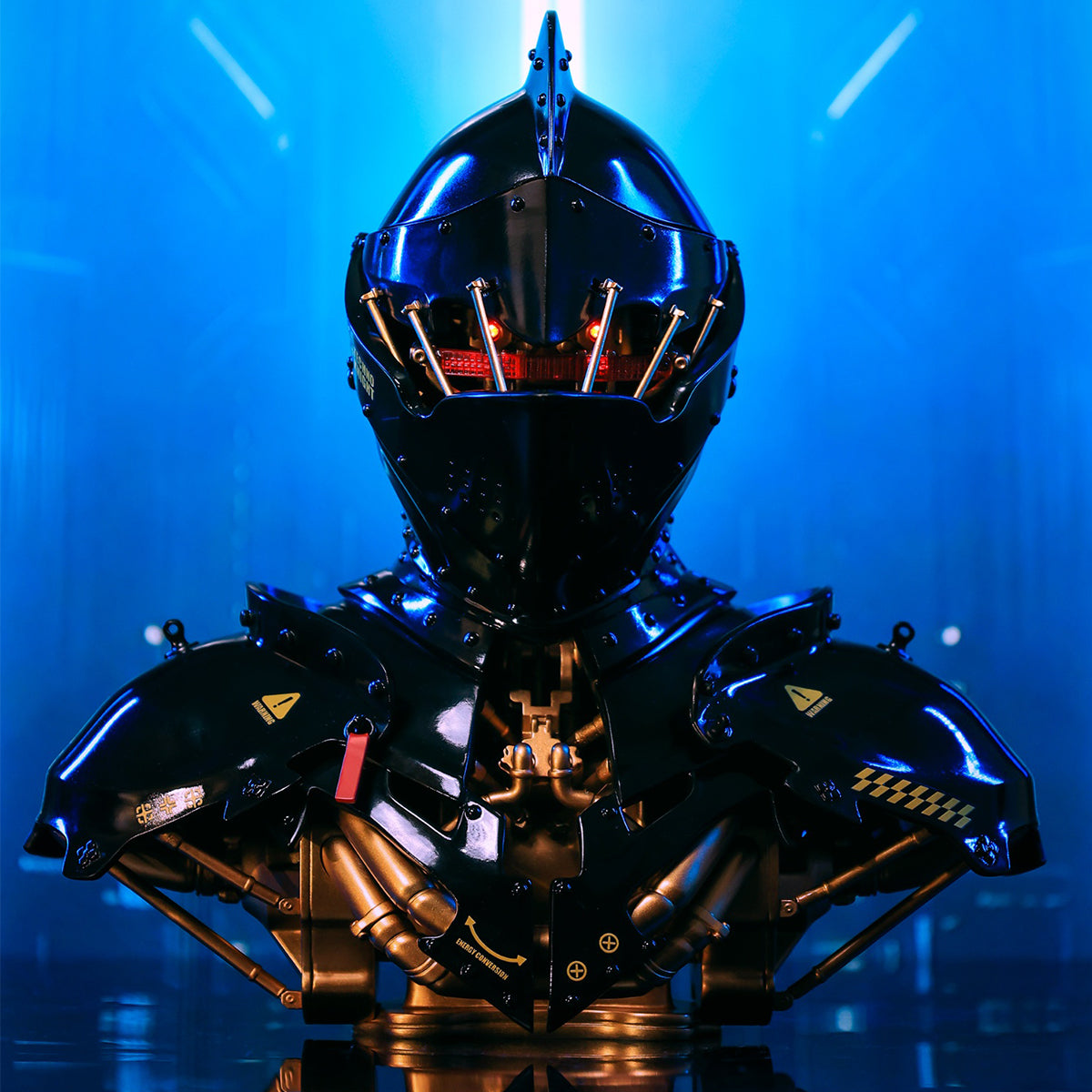 WeArtDoing, Cyber Knight Obsidian Dark/Star Silver/Gleam Void, Art Statue