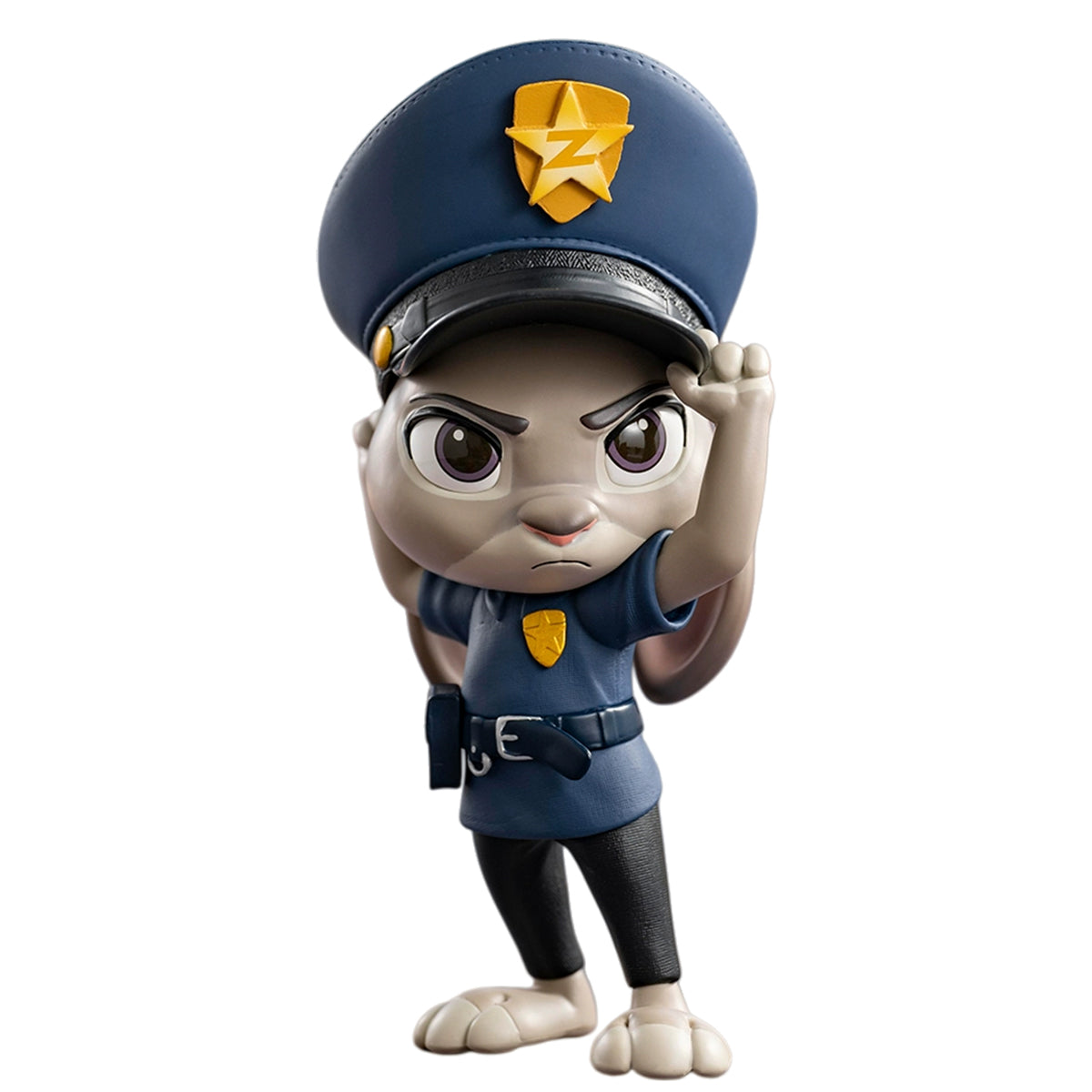 MORSTORM Zootopia Series Flash & Officer Judy & Little Nick in His Red Scarf Art Statue