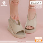 Worldbox Female Apricot Sandals Shoes Boots GS012Y 1/6 Scale Doll Accessory Fit Action Figure
