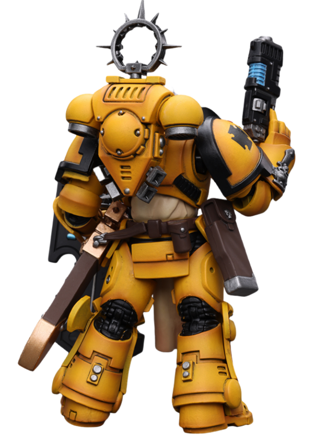 HiPlay JoyToy Warhammer 40K Collectible Figure: Primaris Space Marines Imperial Fists Bladeguard Veteran 1:18 Scale Action Figures JT2771 (Imperial Fists JT2771)