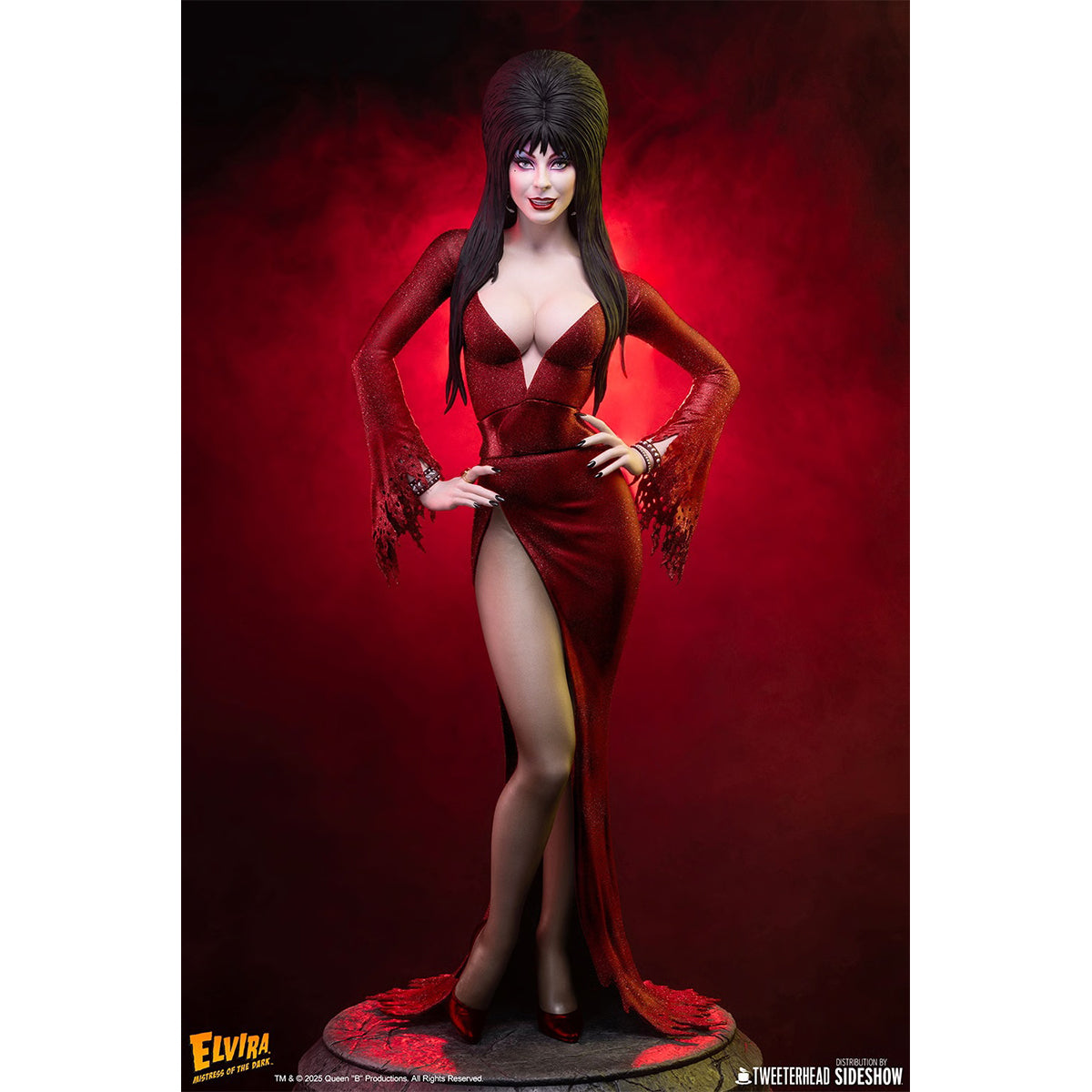 Sideshow x Tweeterhead, Elvira, Art Figurine