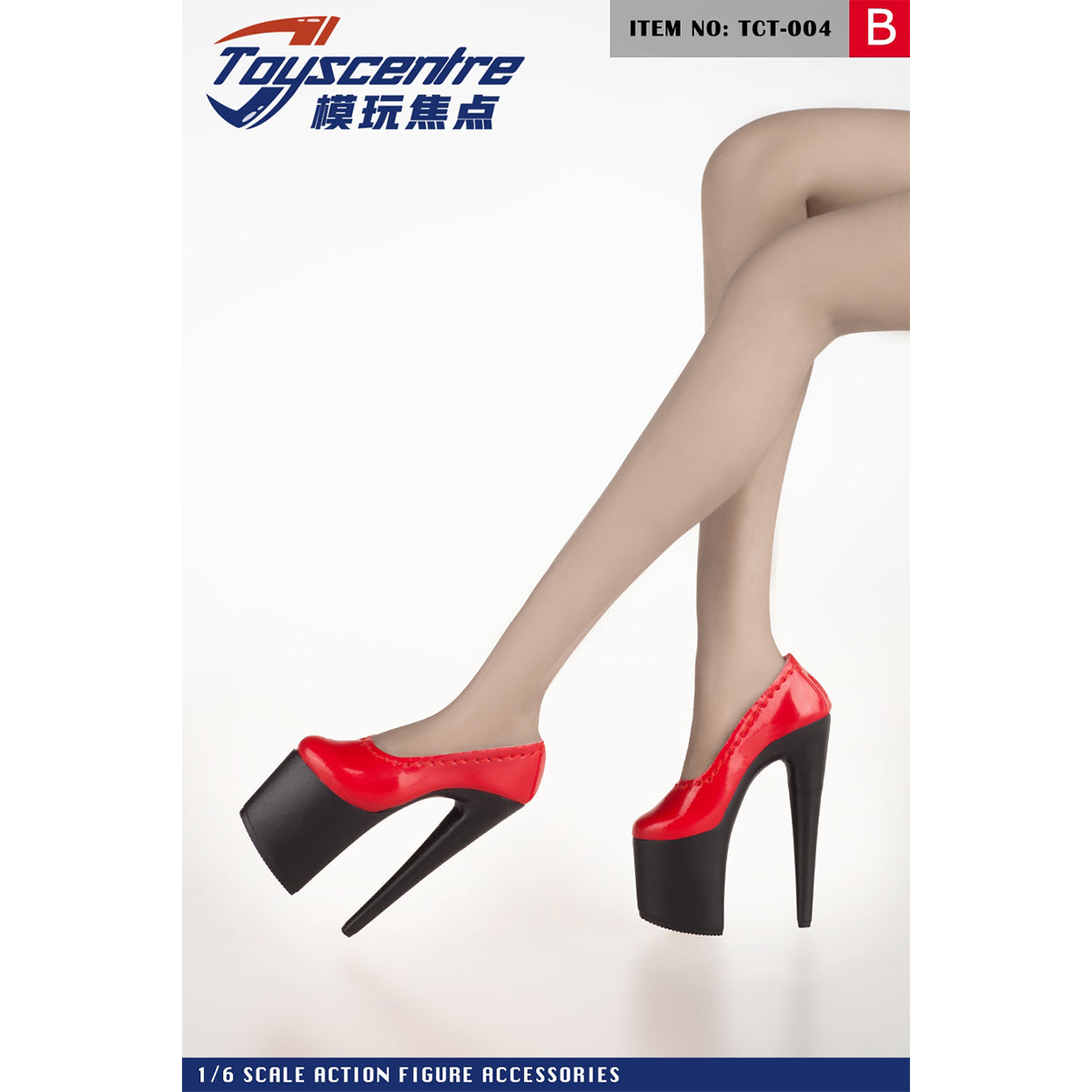 Toyscentre Stiletto High Heels Model TCT-004 Doll Accessory Fit 1/6 Scale 12-inches Figure
