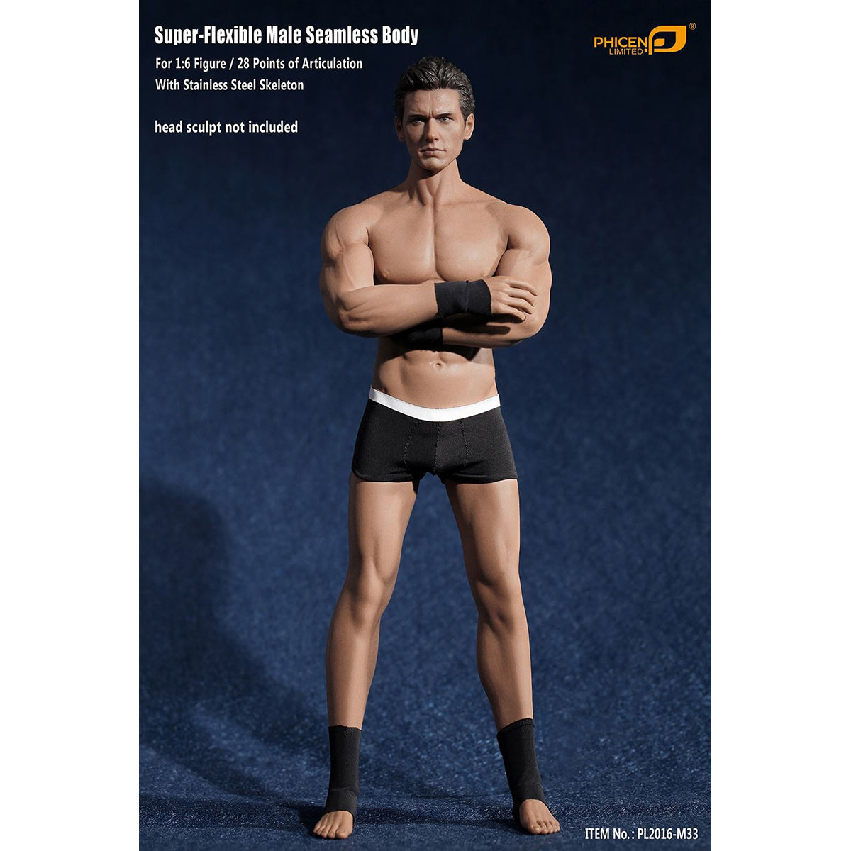 TBLeague, Seamless Male Muscular Body Suntan-Skin, Action Figures Body
