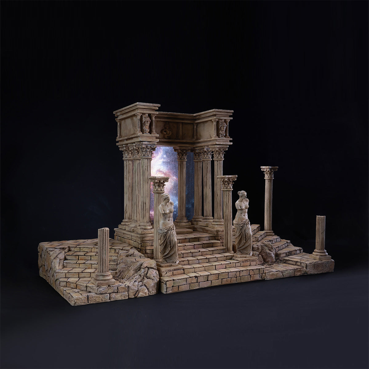 MMMTOYS Ancient Ruins Diorama Scene Base Fit 1/12 Scale 6-inches Action Figure