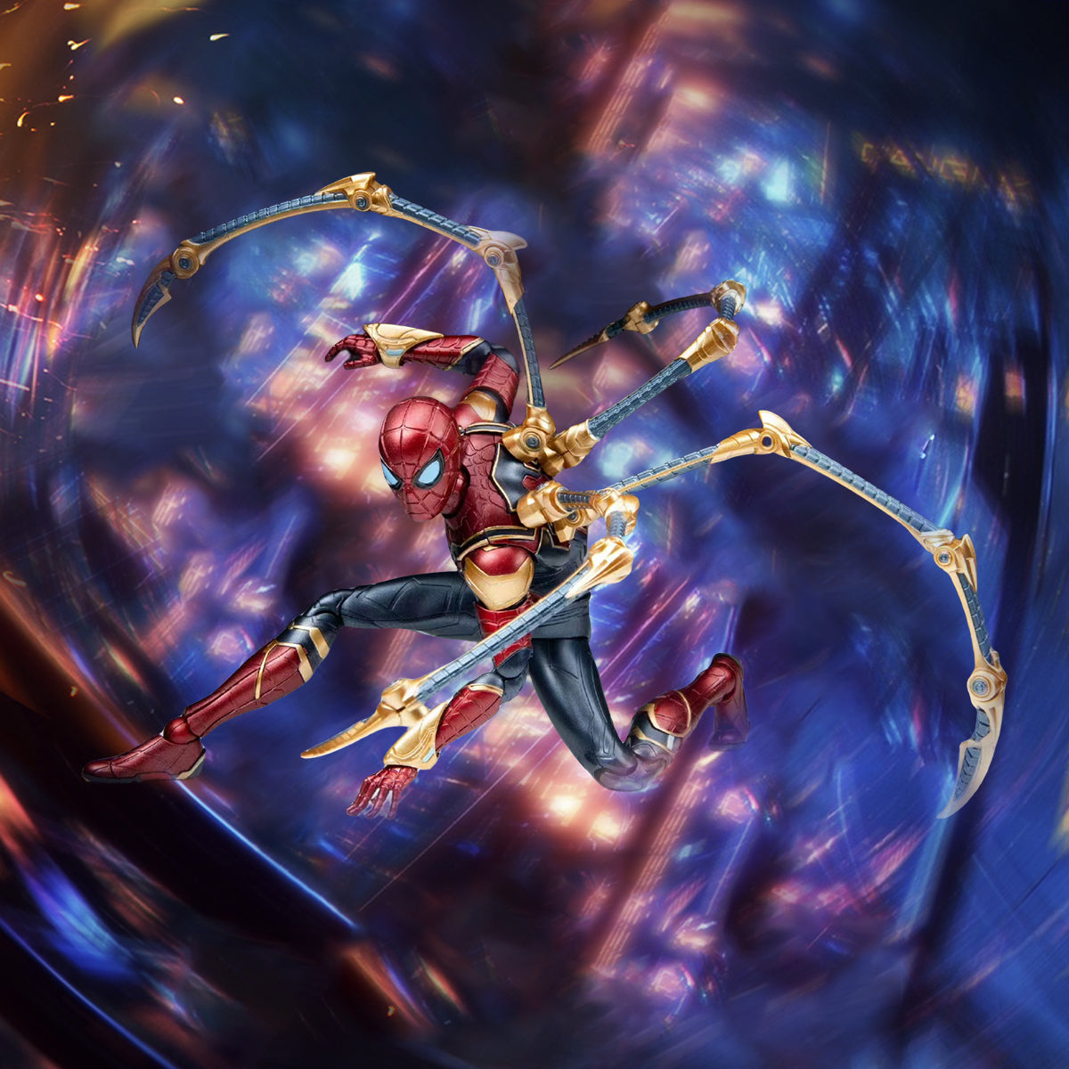 (Only Shipped to the US) MODOKING 1/12 Iron Spider Articulated Pre-Painted Assembly Model Kits