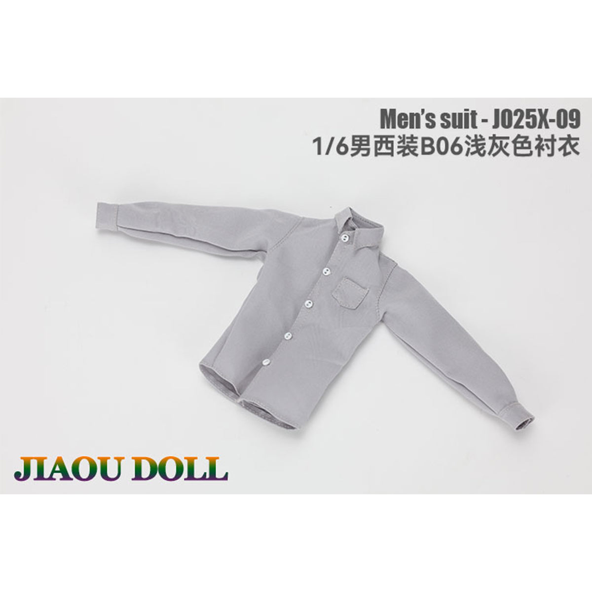 JIAOUDOLL Male Soldier Outfit Suit Jacket + Trousers + Shirt + Vest + Bow Tie Set Doll Clothes Accessory Fit 1/6 Scale 12-inches Action Figure