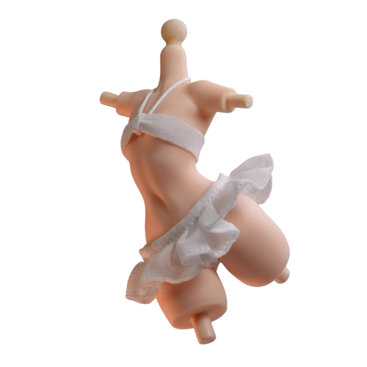 CHENJI CRAFT White Bikini (Size L) 1/12 Scale Doll Clothes Accessory Fit Action Figure