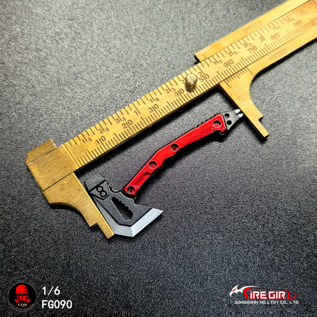 Fire Girl Toys Whole Terriory Special Agent Metal Axe FG090 Red Color Doll Accessory 1/6 Scale Fit Action Figure