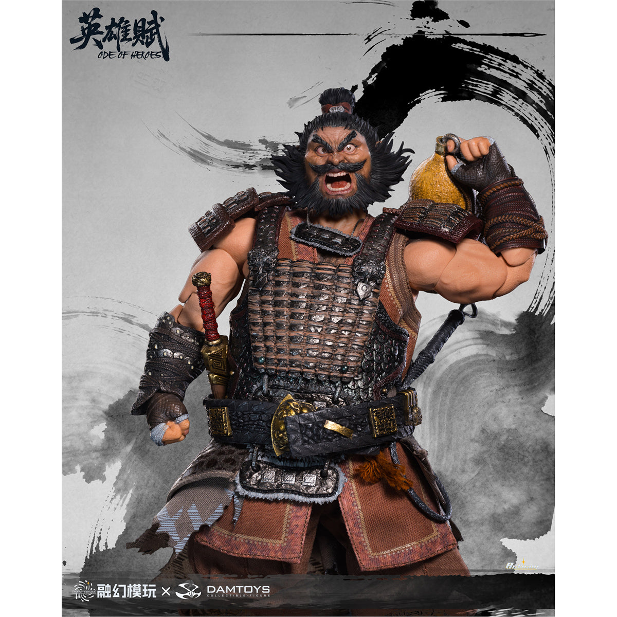 FUSION FANTASY × DAMTOYS Odes of Heroes Wanfu Mokai FTOH-02 Zhang Fei 1/12 Scale Action Figure