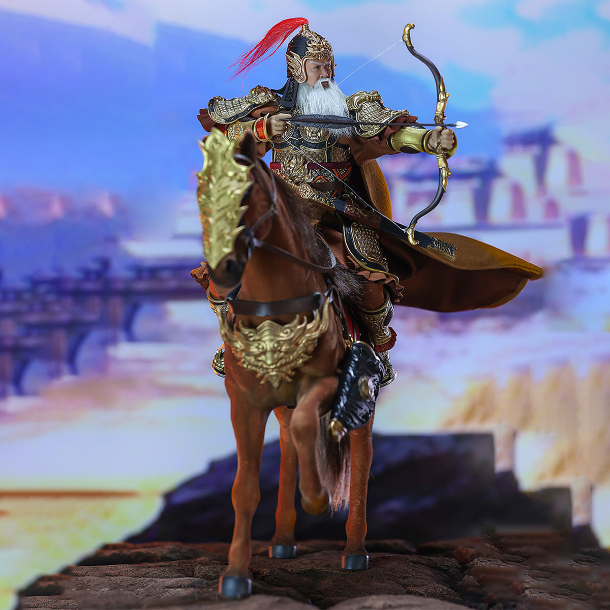 Qian Kun MODEL Huang Zhong Han Sheng Action Figure Deluxe Edition
