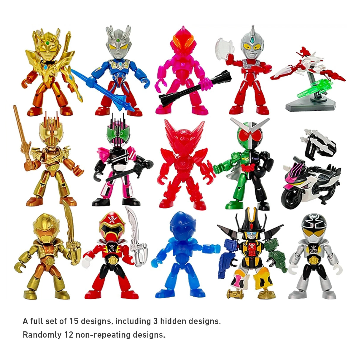 Blokees Ultraman Starlight Edition EP1 75201 Blind Box Figures Whole Set