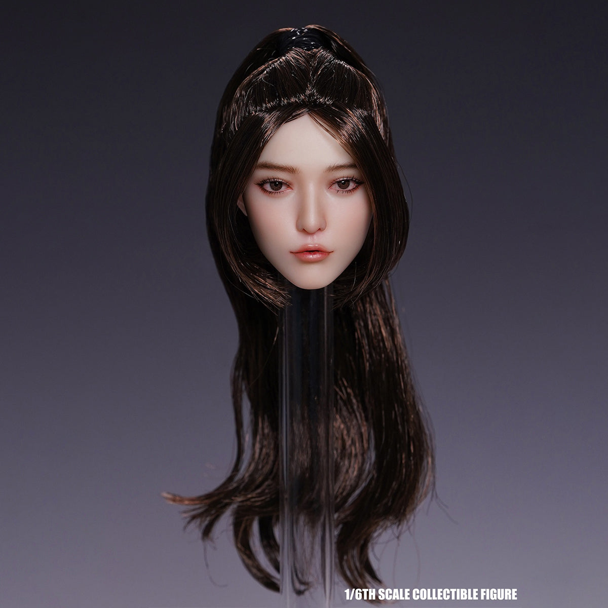 Escultura de cabeza femenina con ojos móviles SUPER DUCK para figuras de acción