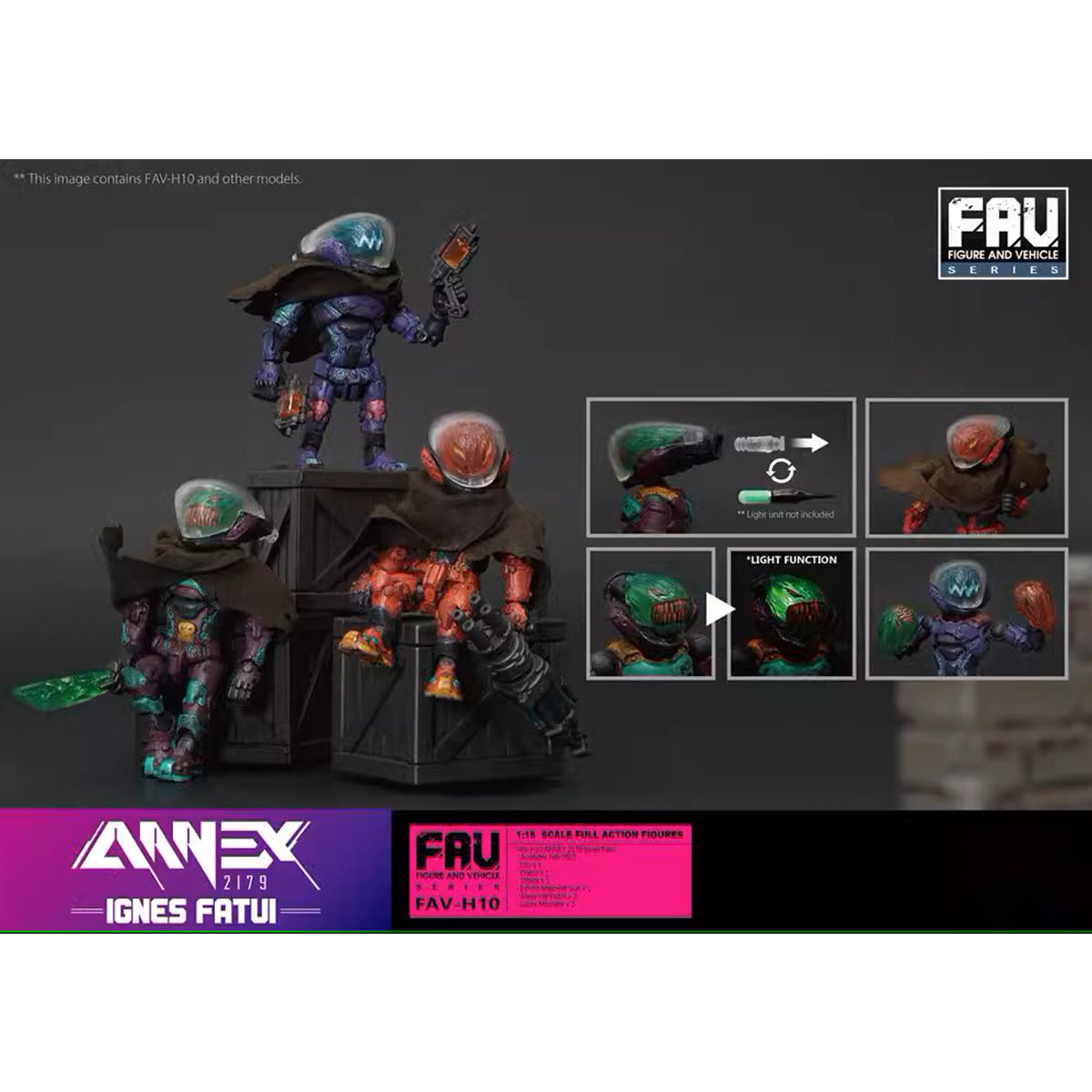 TOY ALLIANCE Acid Rain World Ignes Fatui Action Figures