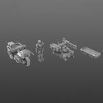 Sheik Mainland 3 MIN PROJECT SERIES Reconnaissance Squad Grey 1/60 Scale Assembly Model Kits