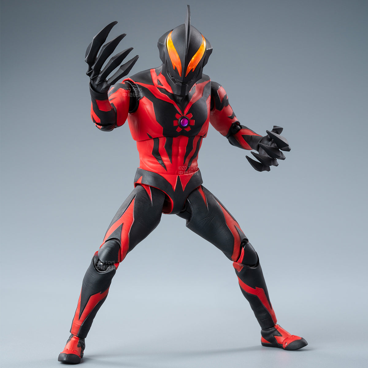 ZD Toys 1/10 Belial Atrocious & Ultraman Cosmos Luna Mode & Ultraman Belial & Ultraman Dyna, All Luminous Version Action Figures