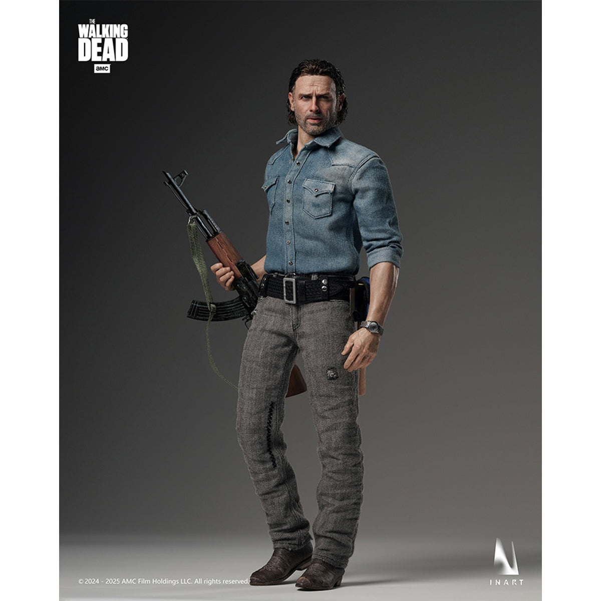 INART The Walking Dead Season 8 Negan Smith & Rick Grimes 1/6 Scale Action Figure