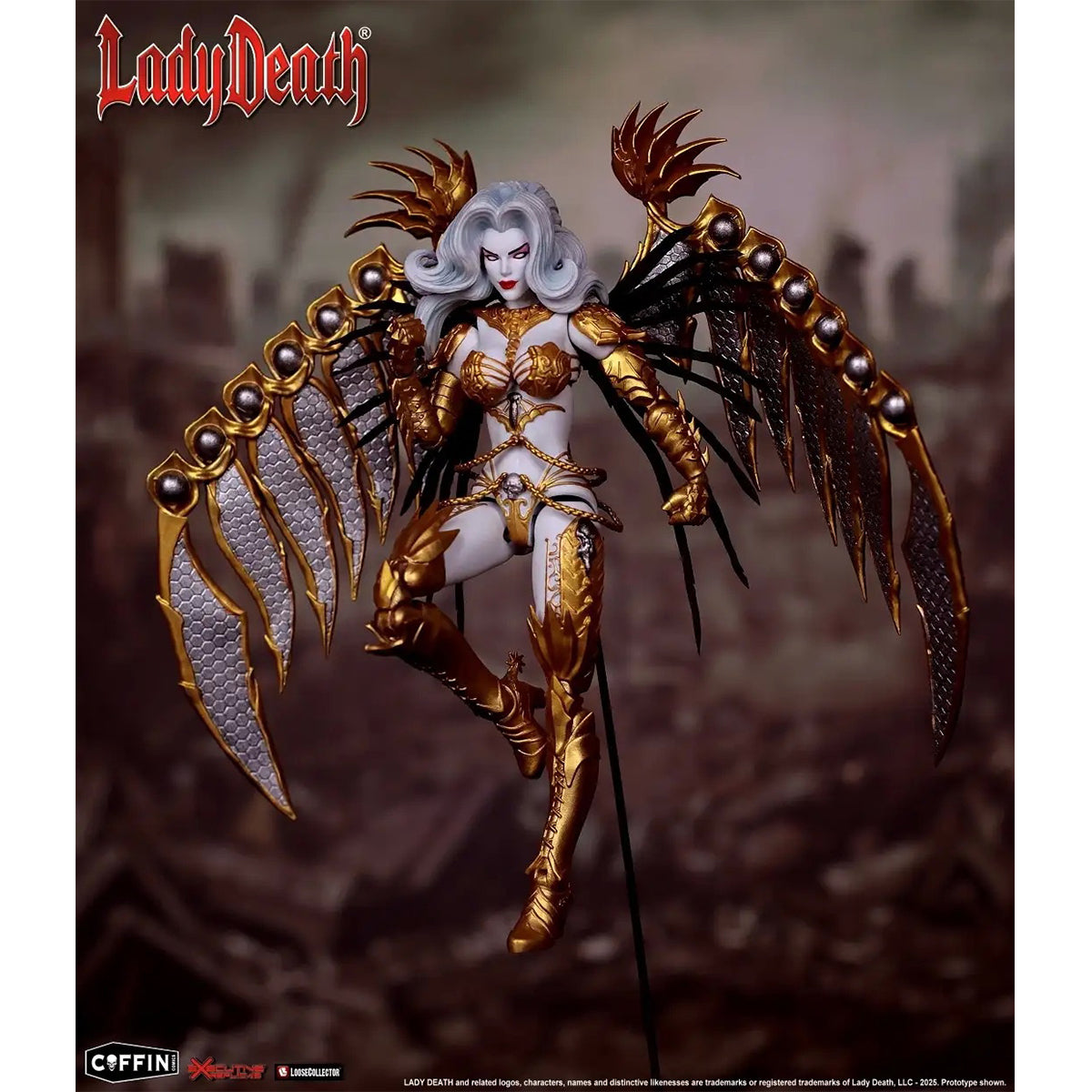 Executive Replicas, Lady Death & Wargoth, Action Figures