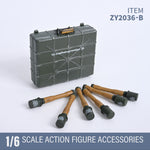 ZYTOYS, WWII Grenade Weapon Model, Doll Accessory for 12-inches Figure