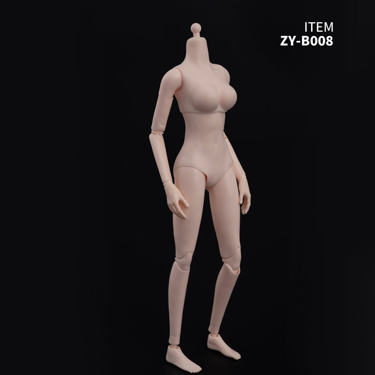 ZYTOYS 1/6 Half-Seamless Slim Long-legged Female Body Action Figures Body