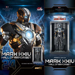 ZD Toys Marvel Avengers Iron Man Mark with Hall of Armor 2.0 Set 1/10 Scale Collectible Action Figure