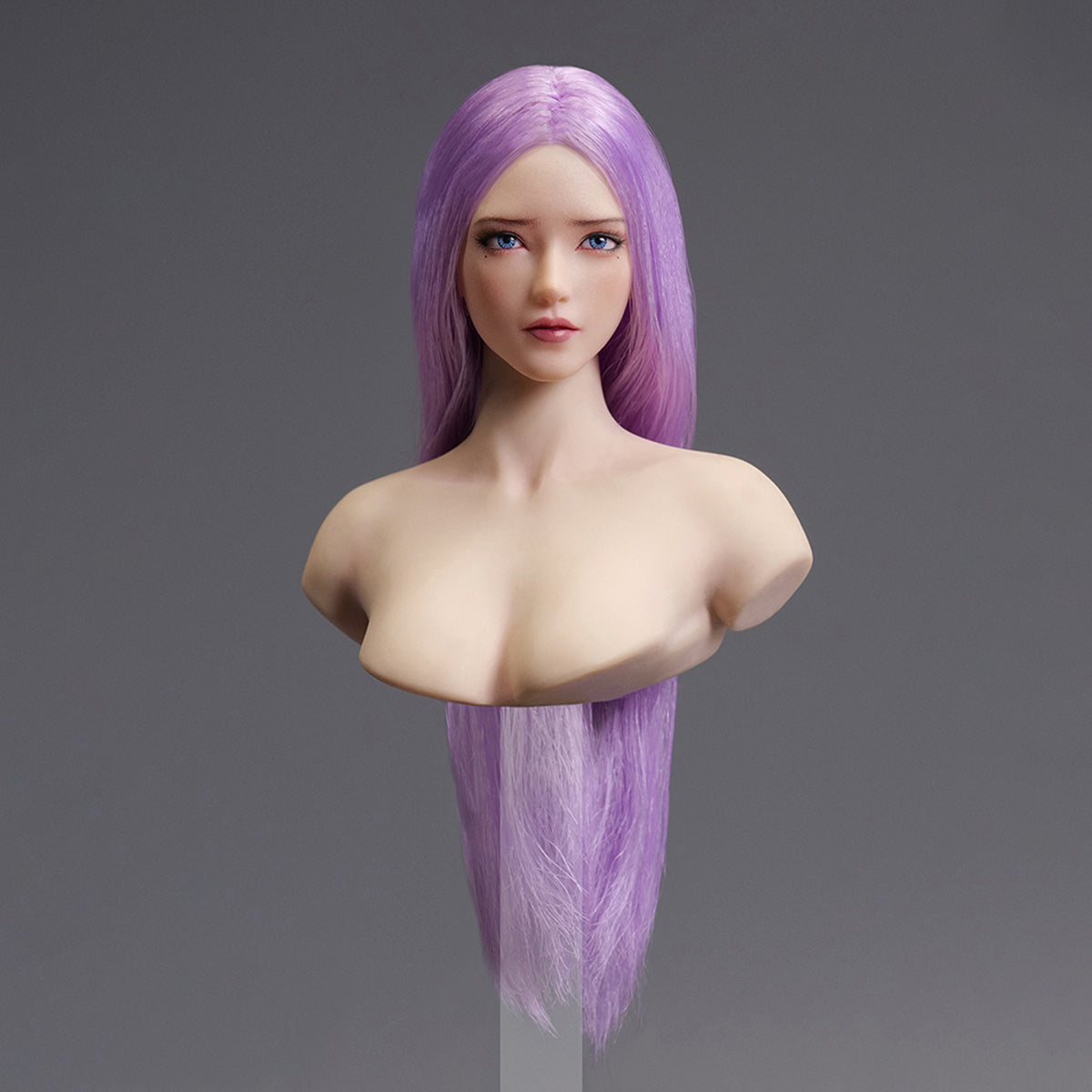 Escultura de cabeza femenina asiática con ojos móviles de YMTOYS - Lianxiang para figuras de acción