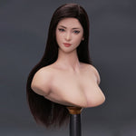 YMTOYS Asian Female Head Sculpt Jing Figure Accessory