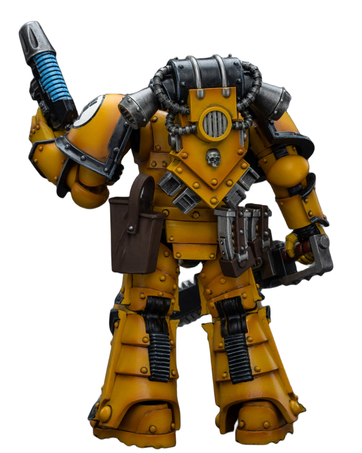 HiPlay JoyToy 40K Collectible Figure: Imperial Fists Legion MkIII Despoiler Squad Sergeant with Plasma Pistol 1:18 Scale Action Figures JT9084