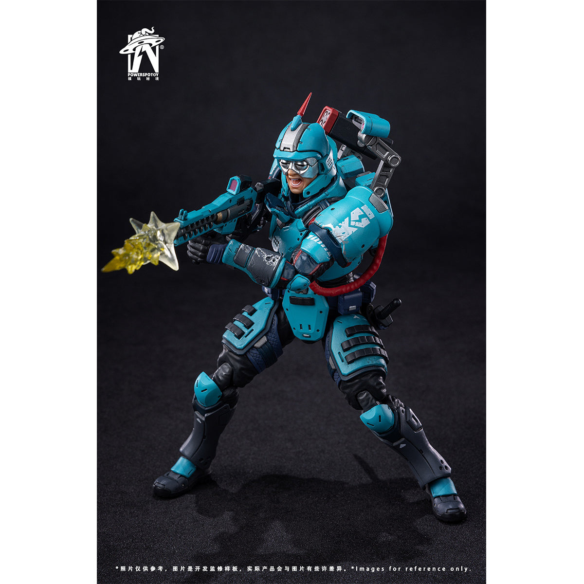 Powerspotoy Xpedion Steel Thunder Special Force Tactical ARM 1/12 Scale Action Figure & Diorama Base