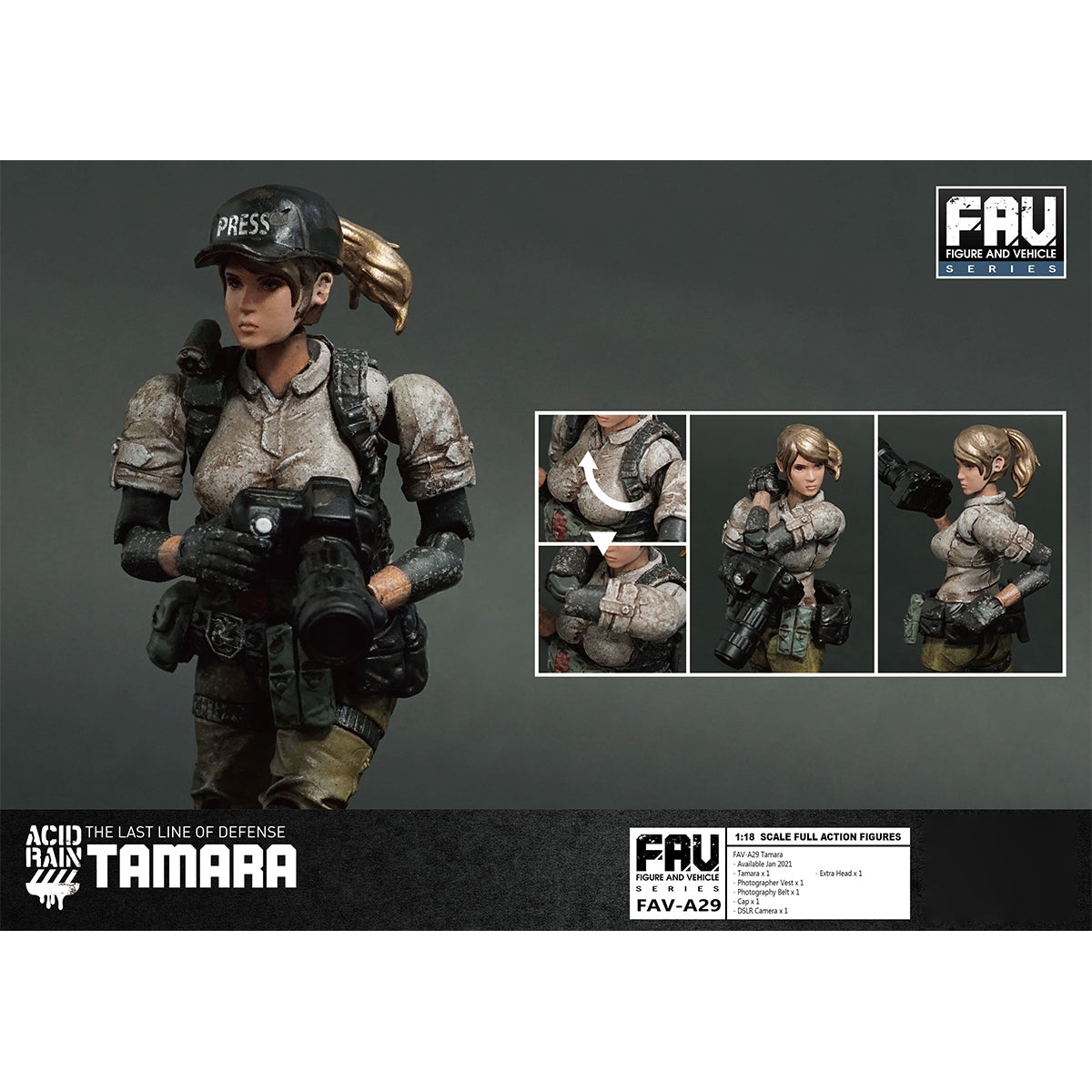 Figurines d'action Tamara Acid Rain World de TOY ALLIANCE