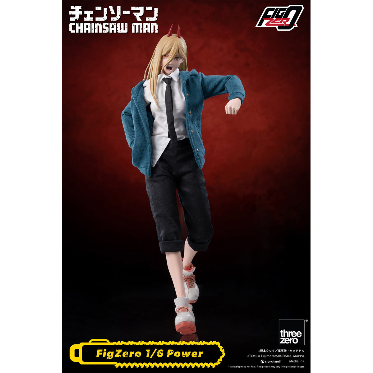 Threezero 3Z04080M0 CHAINSAW MAN Power & 3Z04070M0 CHAINSAW MAN Denji 1/6 Scale Action Figure