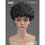TVH007 Nini Cast Resin Female with Movable Eyes Head Sculpt Long Brown Hair Accessory 1/6 Scale Fit Action Figure