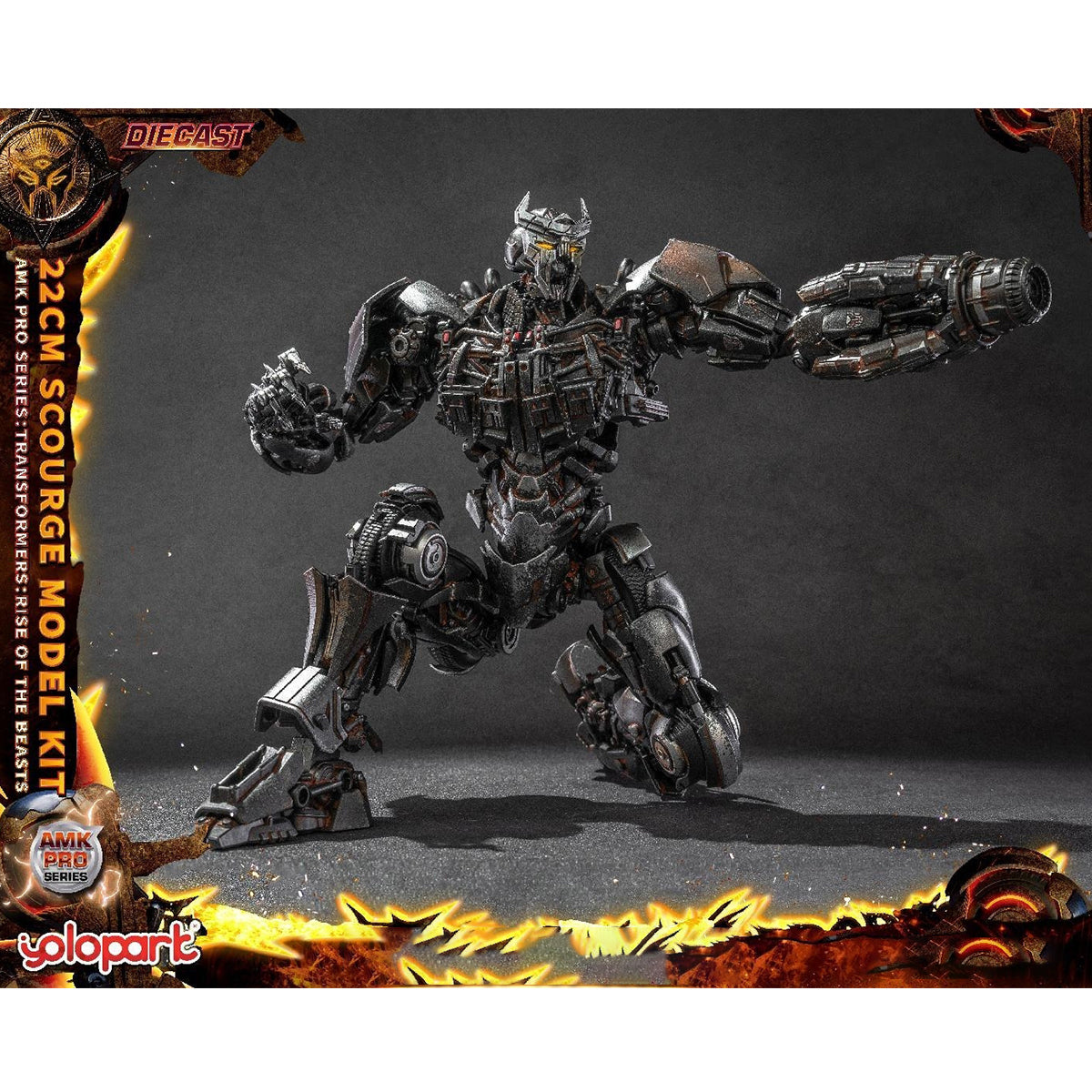 YOLOPARK AMK PRO Series Transformer: Rise of The Beasts - Scourge Easy Pre-Assembly Model Kit