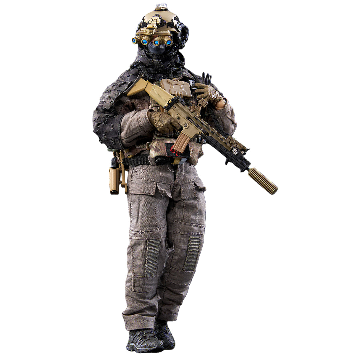 HASUKI SA04 Veil Weaver Unknown Operator 1/12 Scale Action Figure & WM-07 Reconnaissance Enhancement Kit