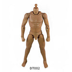 Figura de acción masculina articulada DT con cuerpo estándar y piel bronceada