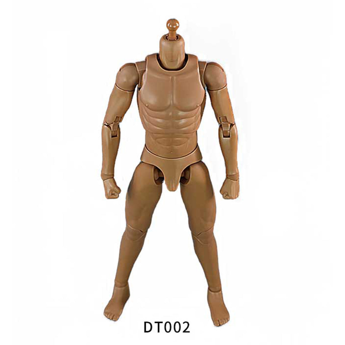 Figura de acción masculina articulada DT con cuerpo estándar y piel bronceada