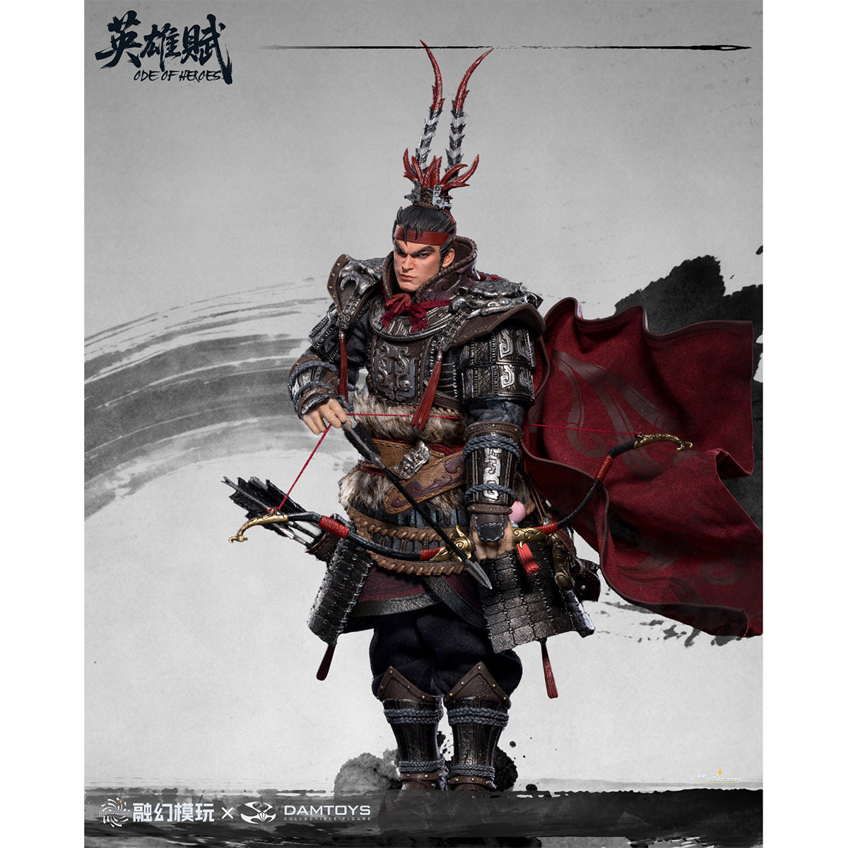 FUSION FANTASY × DAMTOYS Odes of Heroes Jiuyuan Fierce Tiger FTOH-01 Lv Bu 1/12 Scale Action Figure
