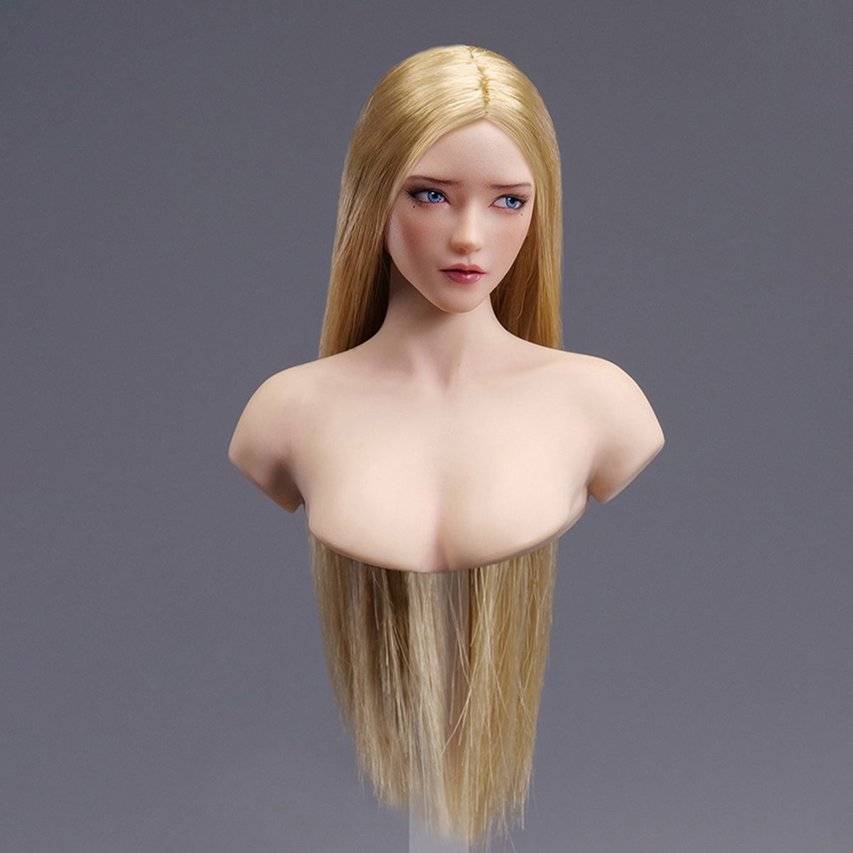 Escultura de cabeza femenina asiática con ojos móviles de YMTOYS - Lianxiang para figuras de acción