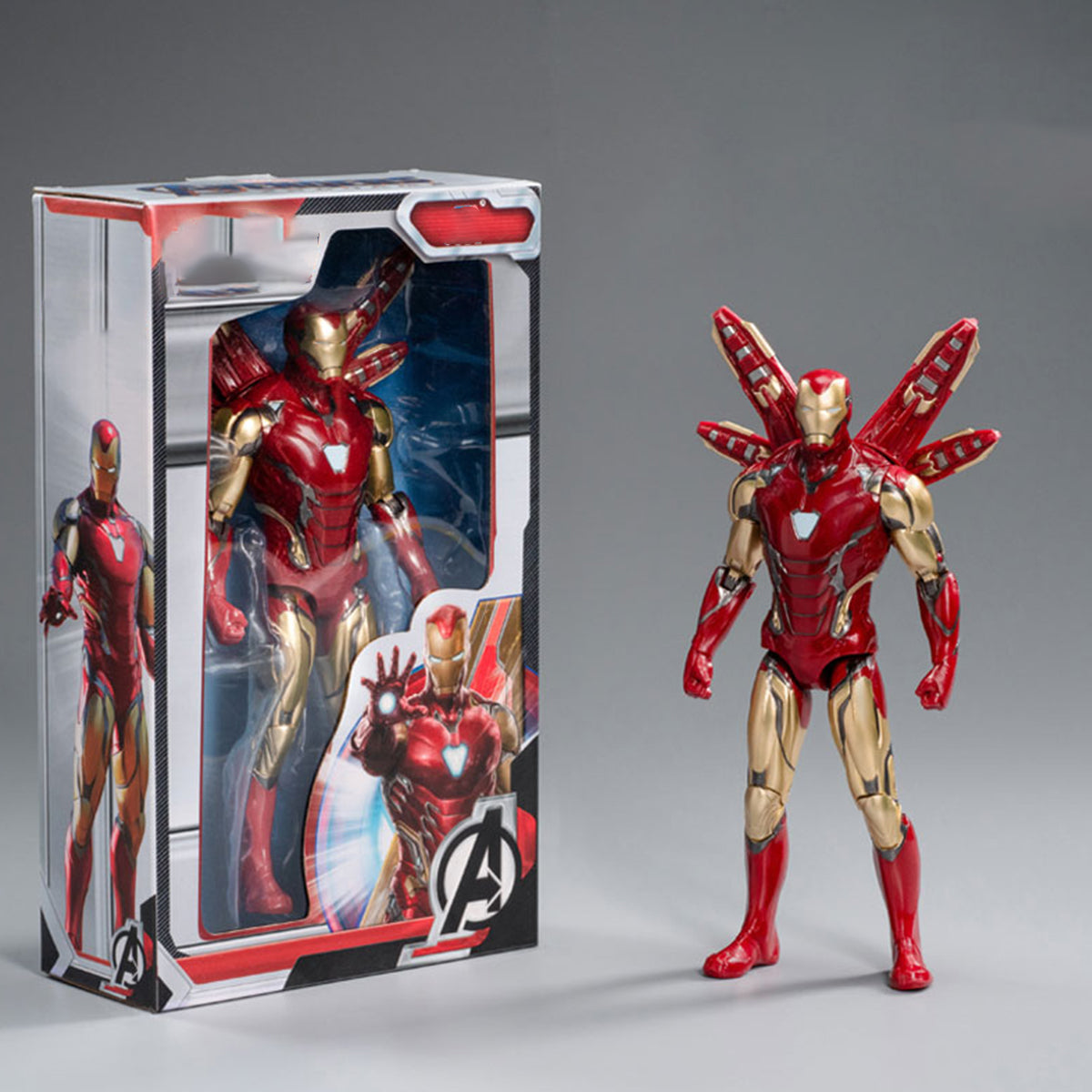 ZD Toys Collectible Figure Full Set: 7-inch Simple Articulated - Iron Man MK85, Normal Version, Miniature Action Figurine PTBGTX