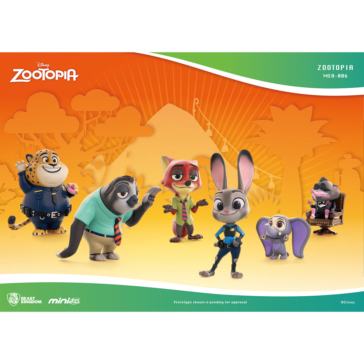 Beast Kingdom MEA-006 Disney Zootopia Blind Box