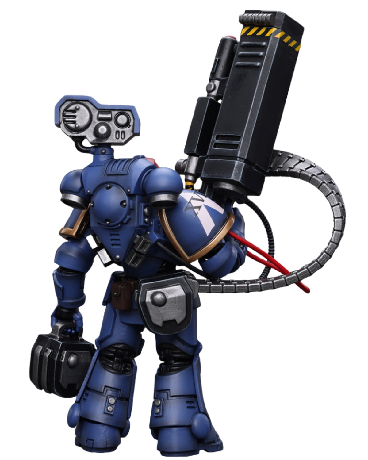 HiPlay JoyToy Warhammer 40K Collectible Figure: Ultramarines Sergeant with Vengor Launcher 1:18 Scale Action Figures (Sergeant with Vengor Launcher JT8803)