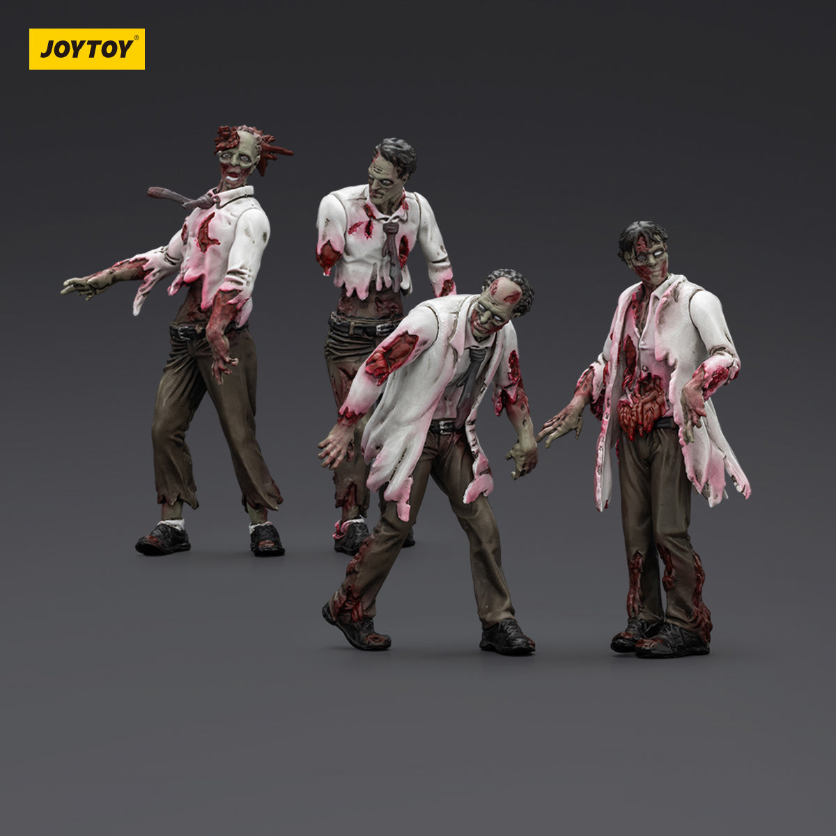 (Only Shipped to the US) JOYTOY 1/25 Dark Source Zombie Figure Scientists (Male) JT01604 Action Figures