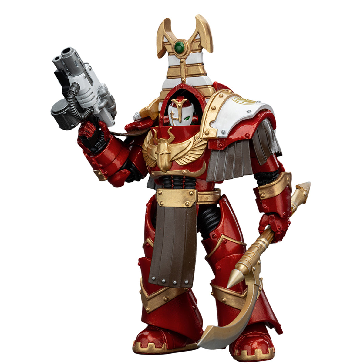 JOYTOY Sekhmet Terminator Cabal JT8605 Sekhmet with Combi-Melta and Achea Force Weapon 1/18 Scale Action Figure