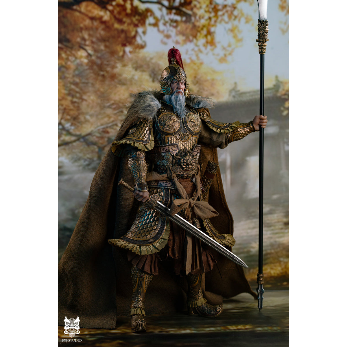 FYJ-STUDIO FYJ 002 Three Kingdoms General Of The Western Expedition Huang Zhong Bow And Arrow Falcon 1/6 Scale Action Figure