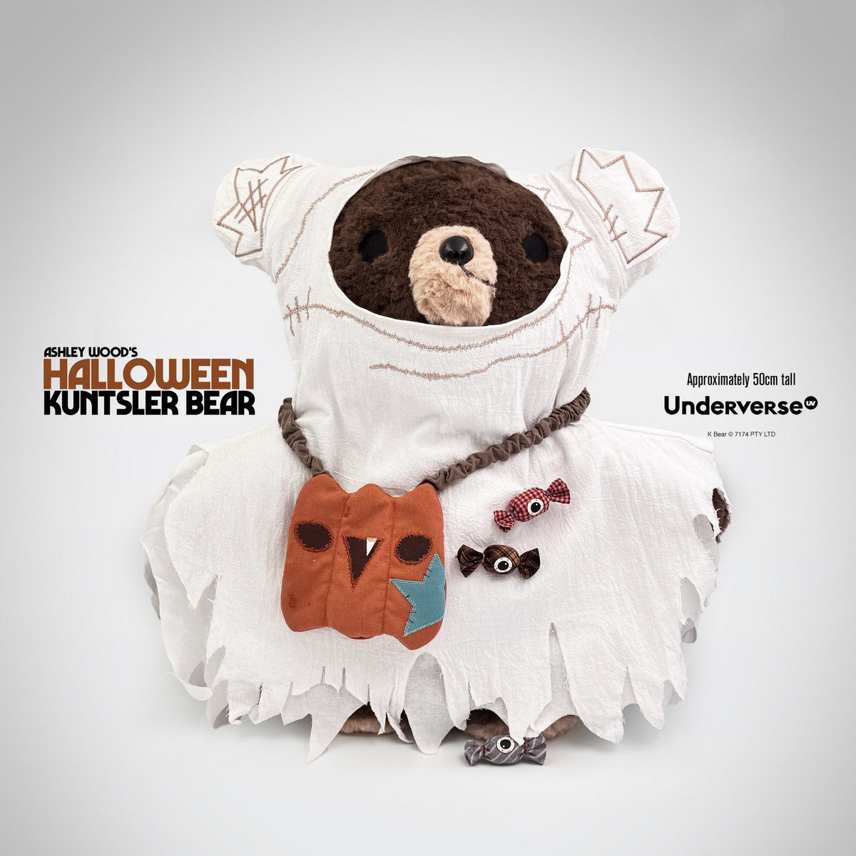Underverse Halloween Kuntsler Bear Height 53cm Art Figurine